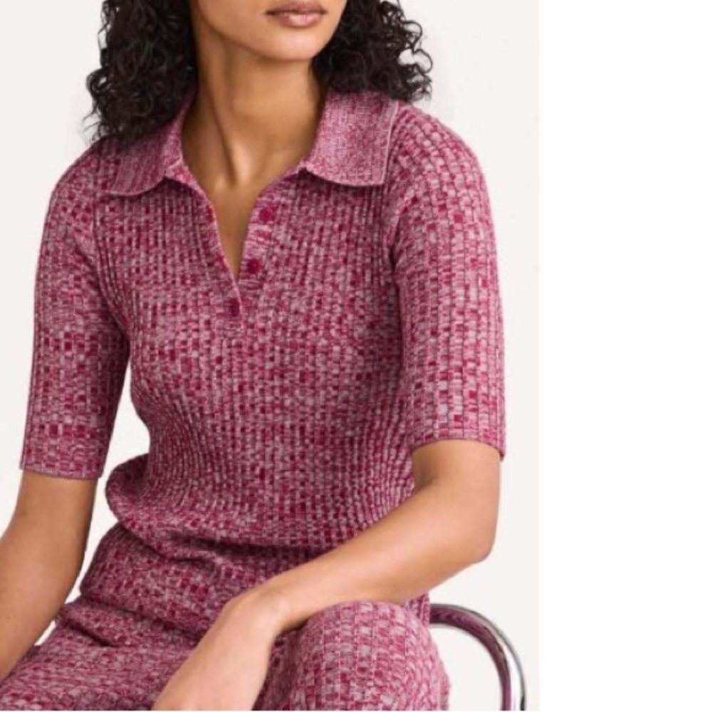 MERLETTE AETHER KNIT TOP IN ORCHID SIZE M NWT